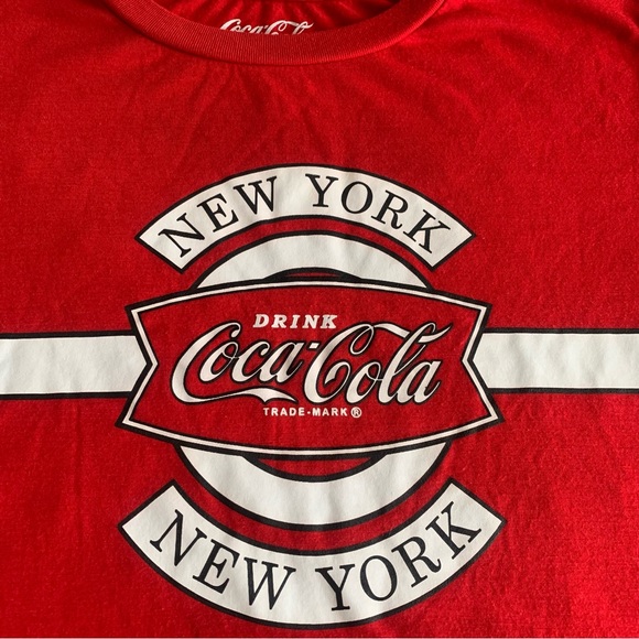 Coca Cola New York Crop Midriff T-shirt size M - Picture 2 of 13